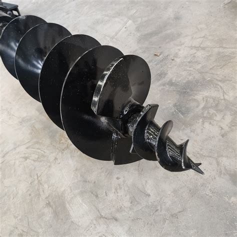 mini digger post hole auger|auger attachment for mini digger.